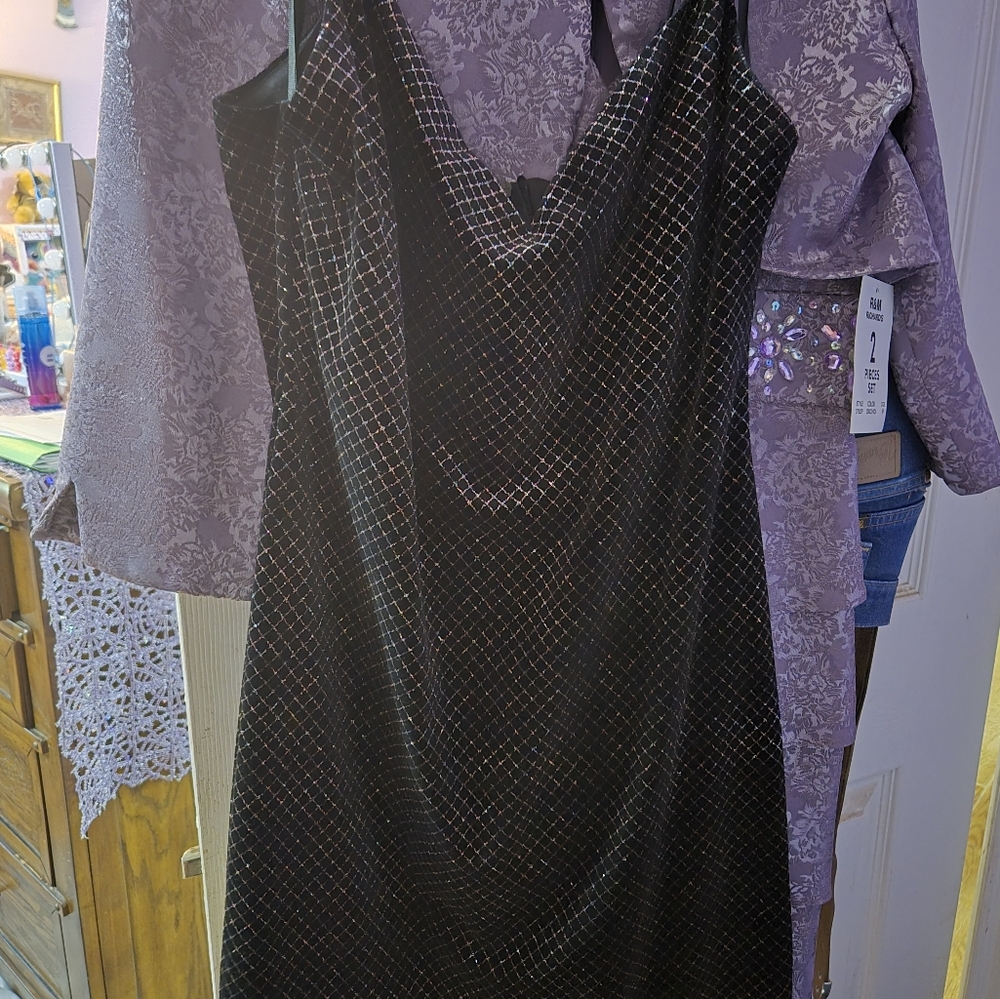 Simple cocktail dress.
